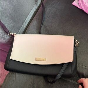 Kate Spade Two-Tone Black and Cream Crossbody Bag